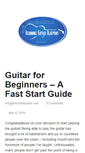 Mobile Screenshot of beginningguitarblueprint.com