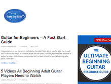 Tablet Screenshot of beginningguitarblueprint.com